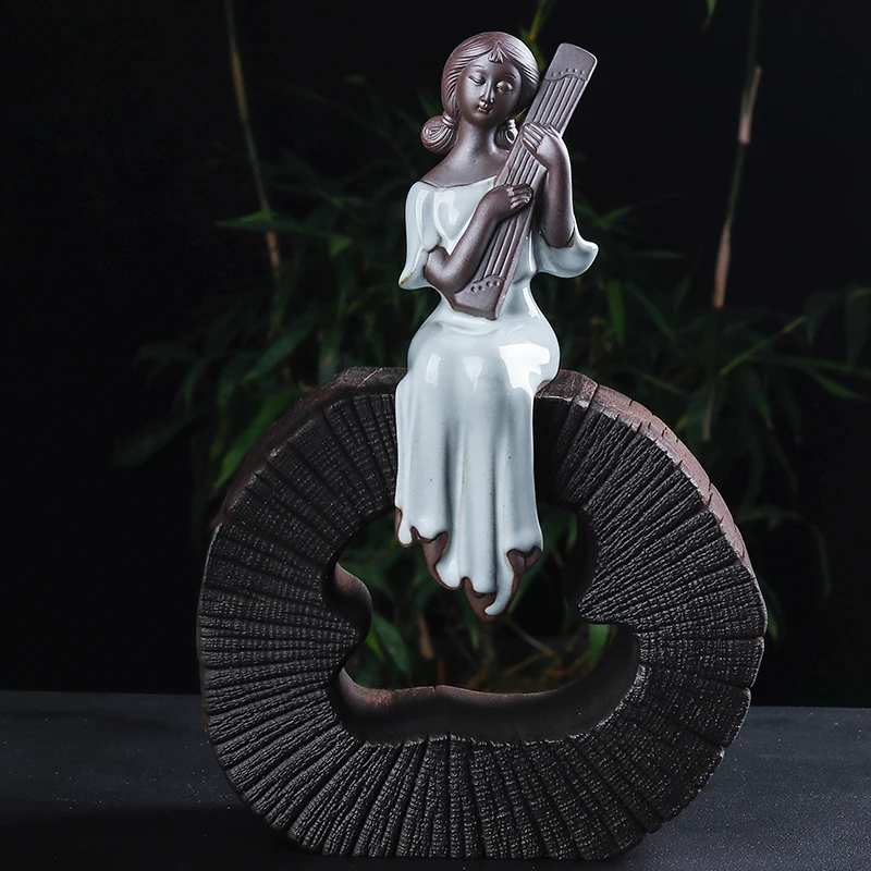 Креативный керамический орнамент Celadon официальная горничная для обжига