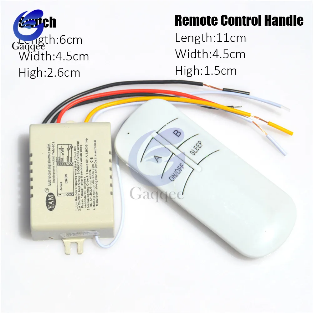 Беспроводной Выключатель с дистанционным управлением ВКЛ./ВЫКЛ. 220 В цифровой