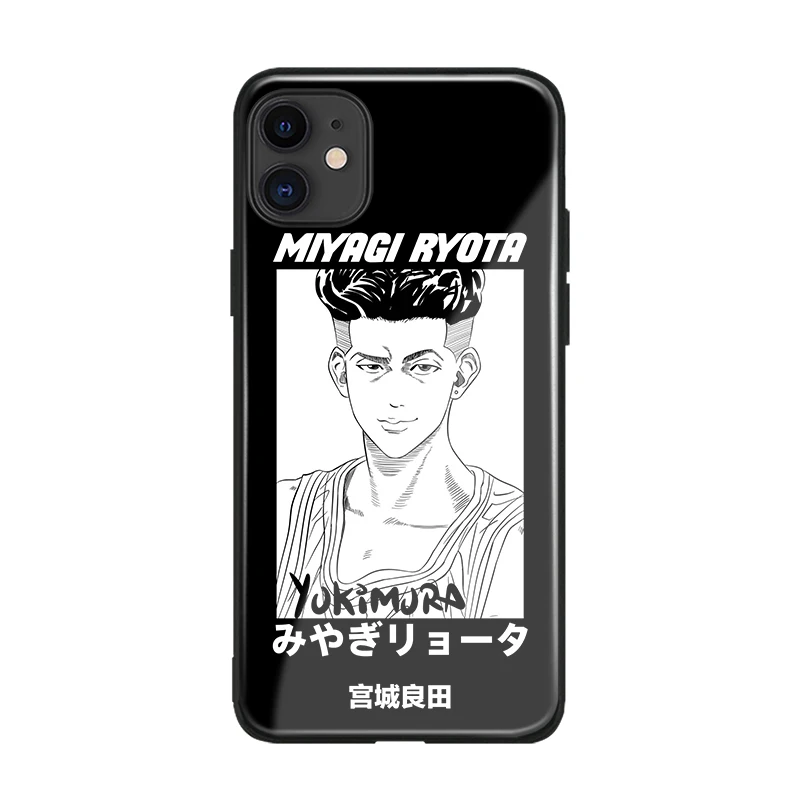 Стеклянный чехол Ryota Miyagi Slam Dunk для iPhone 6s 7 8 x xr xs 11 pro max Samsung S note 9 10 20 Plus | Мобильные