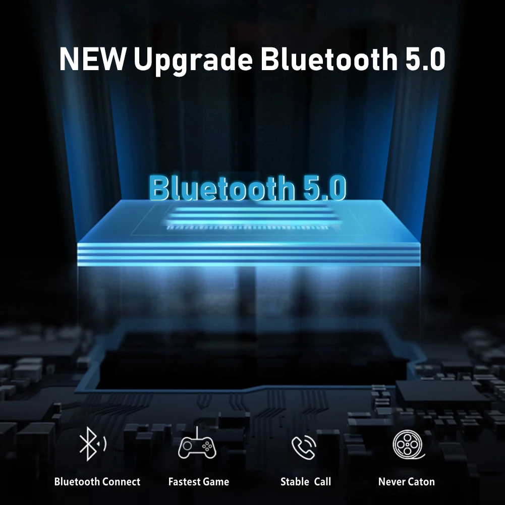 наушники HX106 Bluetooth 5.0 без беспроводных наушников с микрофоном пригодные для