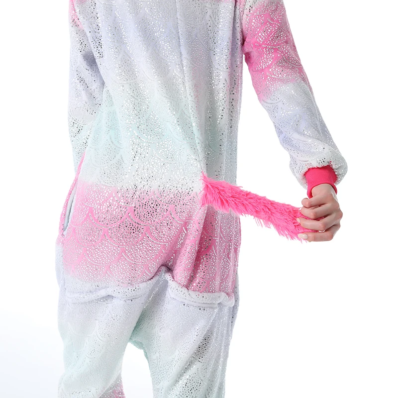 Kigurumi новинка зимняя женская мужская унисекс для взрослых мультяшный комбинезон