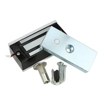 single electronic electromagnetic magnetic lock 60kg 100lbs for home access control showcase cabinet glass door available