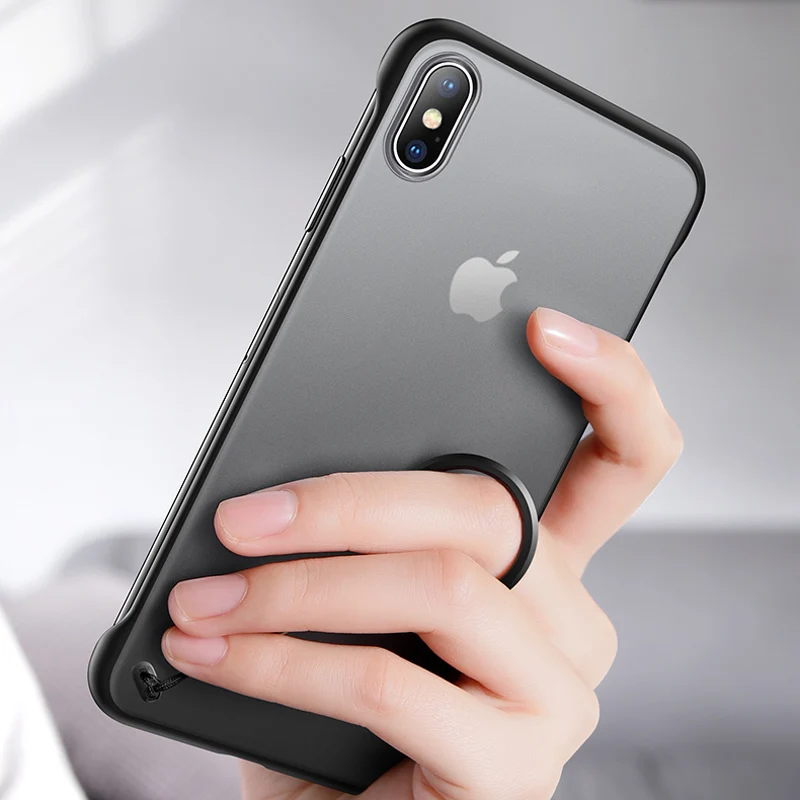 Ультратонкий матовый чехол Xilecaly для iPhone 7 8 Plus 6s X XR XS Max Прозрачный ударопрочный