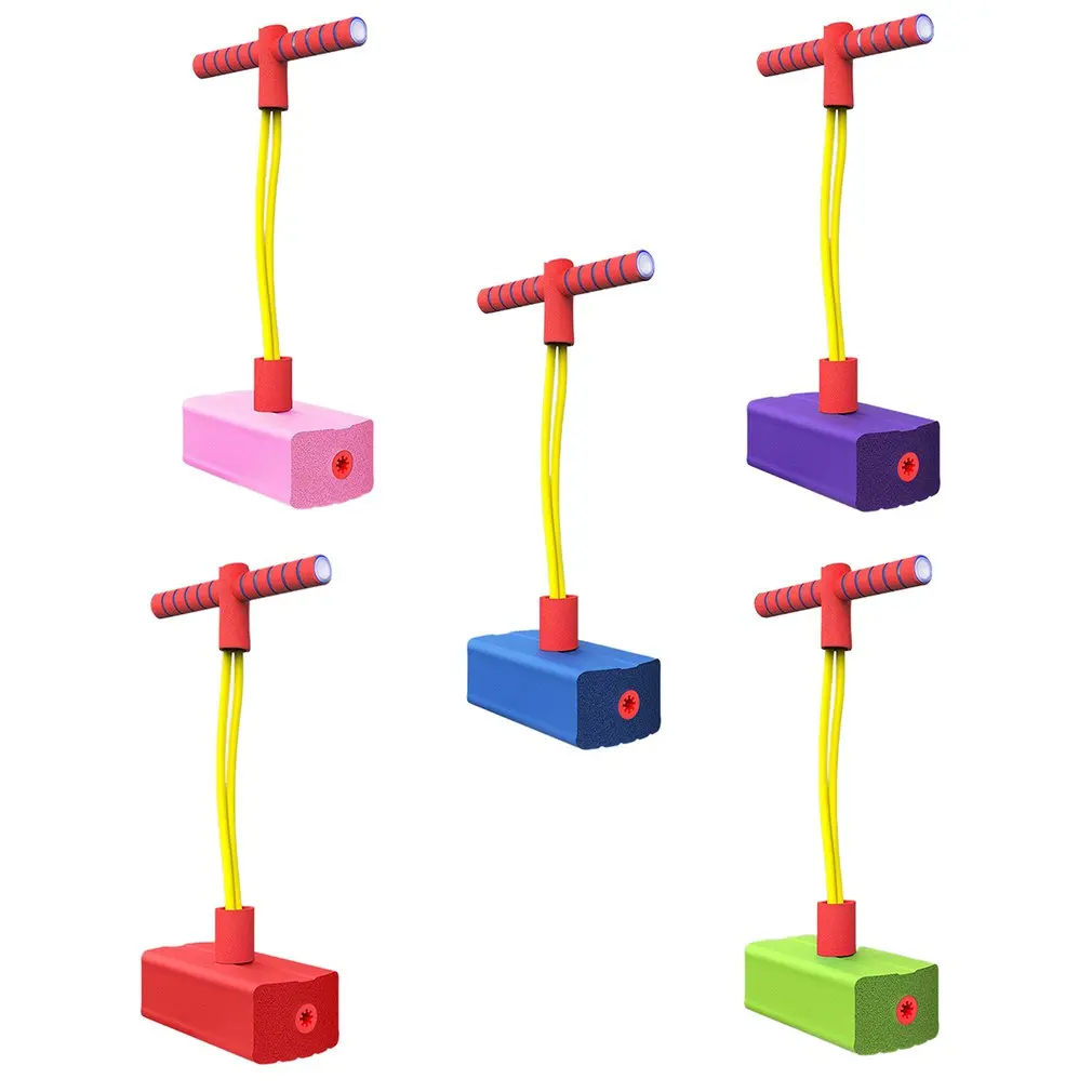 Лягушка для прыжков детей прыжки шест игрушка прыгающий устройство упргугий мяч