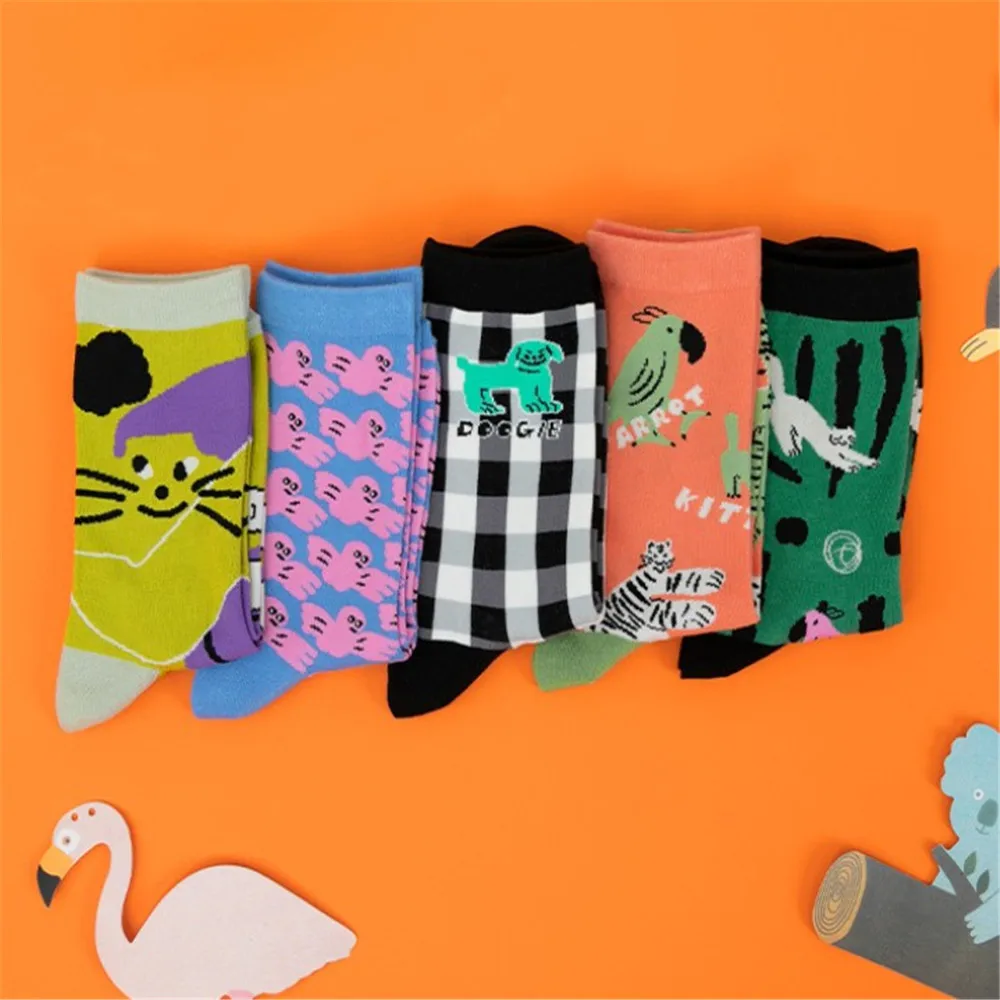 Новинка 2020 года серия домашних животных Мультяшные иллюстрации Милый Попугай