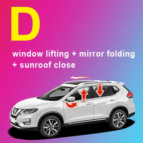 

Привод стеклоподъемника для Nissan X-trail T32, складной модуль открывания створки заднего зеркала, Люка, 2014-2021, 2018, 2019, 2015