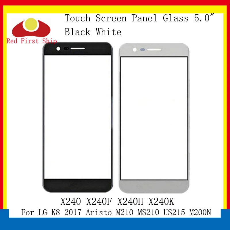 10 шт./лот сенсорный экран для LG K8 2017 Aristo M210 MS210 US215 M200N Сенсорная панель передняя