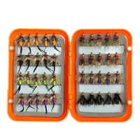 55 discounts hot 40pcs mini fishing artificial lifelike5 lure fly shaped bait insect hook tackle