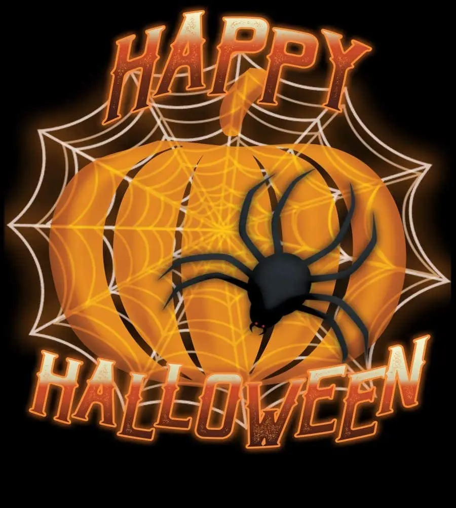 

AIDANDAN Happy Halloween Spiderweb Pumpkin Old Design Tin Signs Vintage Metal Tin Signs for Wall Art 20 X 30 cm