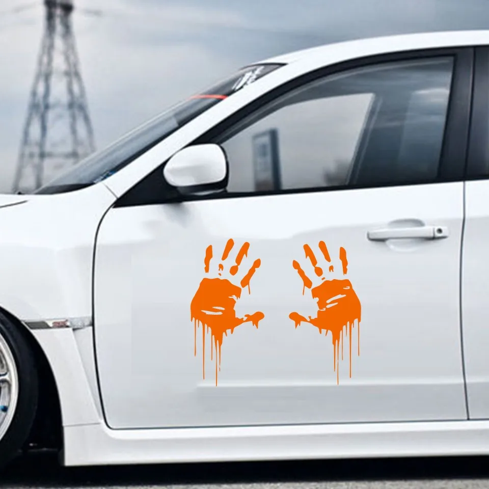 Наклейка Кровь зомби 15x7 5 см наклейка на руку автомобиля JDM гоночный Дрифт