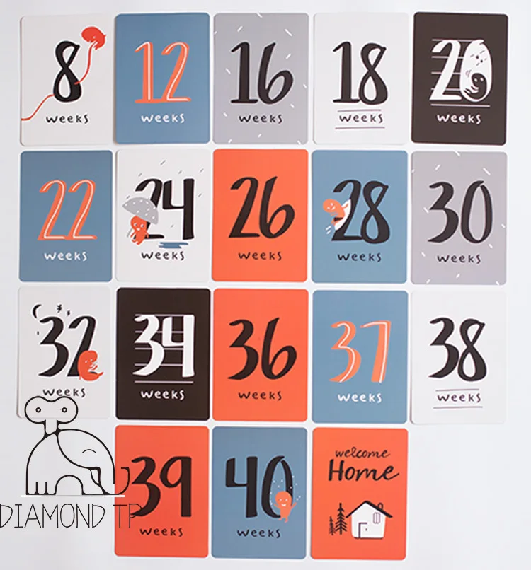 Памятная карточка для фотосъемки новорожденных мамочек и сувениров|Картонные