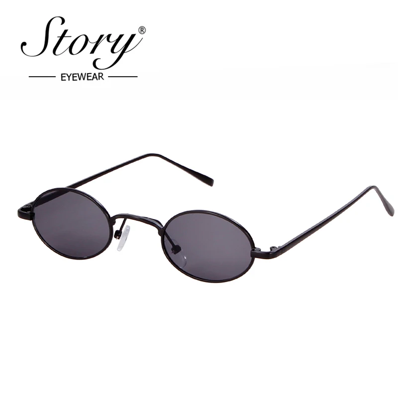 Винтажные маленькие круглые солнцезащитные очки STORY 2018 мужские классические в