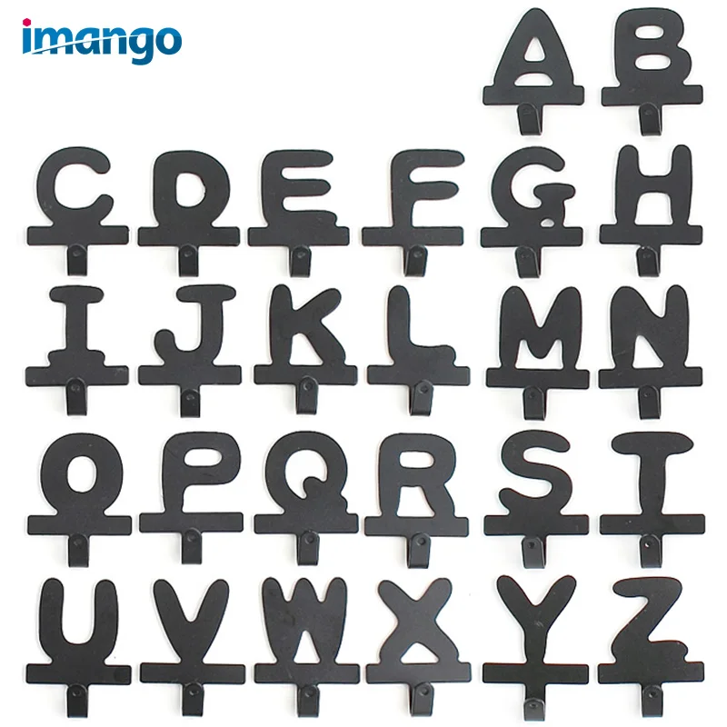 Вешалка на присоске с 26 буквами крючок для настенного ключа сумка полотенца