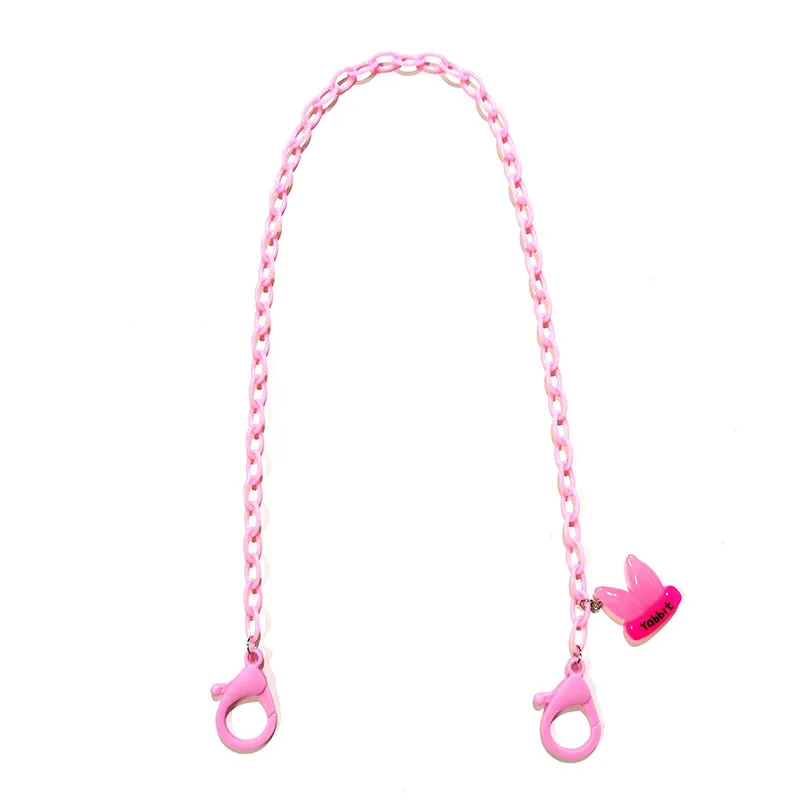 

Frog Animal Accessories Head Adjustable For Length Anti-lost Acrylic Chain Lanyard 58cm Cartoon Color