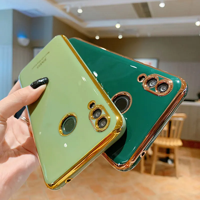 Luxury Silicone Case For Huawei P20 Lite phone Case For p20 lite Cover Shockproof Stand Ring Holder Case Huawei p20 Lite Pro