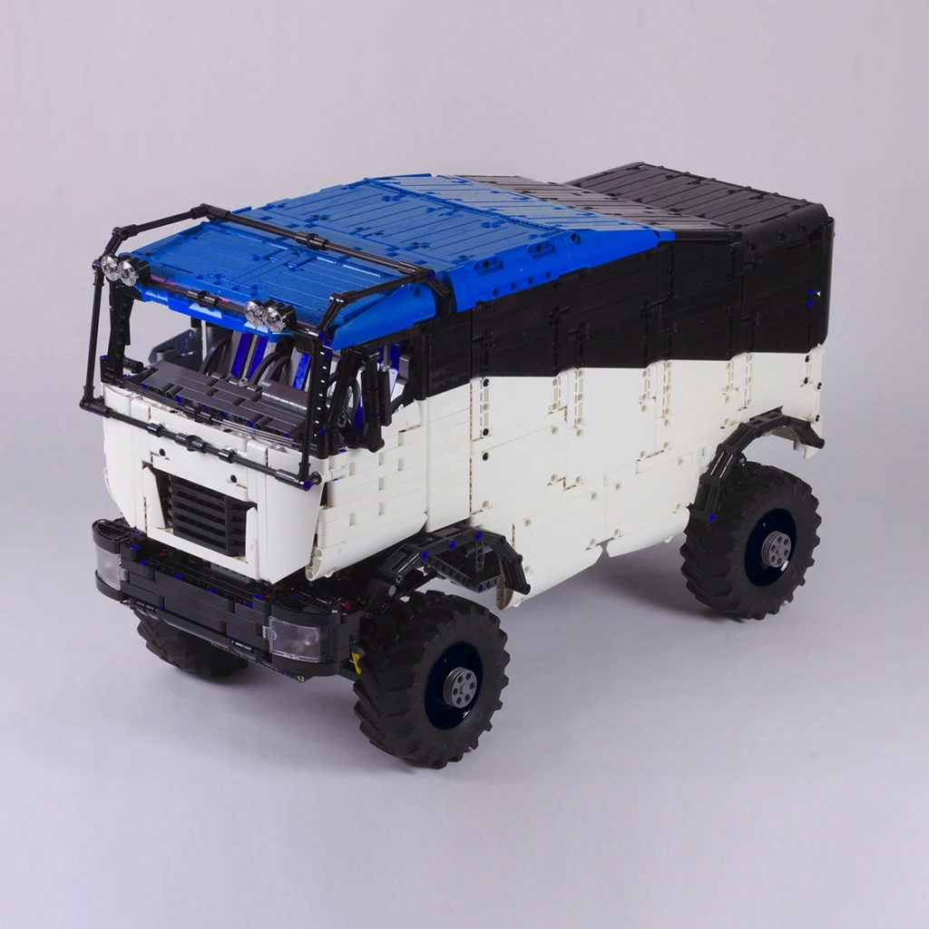 

Technology Building Block RC Cross Country Truck Dakar Truck Assembly Remote Control High Difficulty Toy Boy Gift