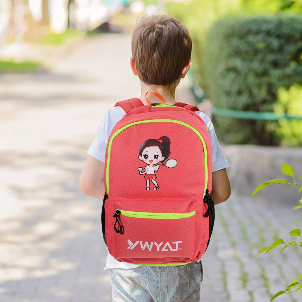 

1pc Girls Tennis Bag Professional Tennis Backpack with Shoe Compartment for Kids