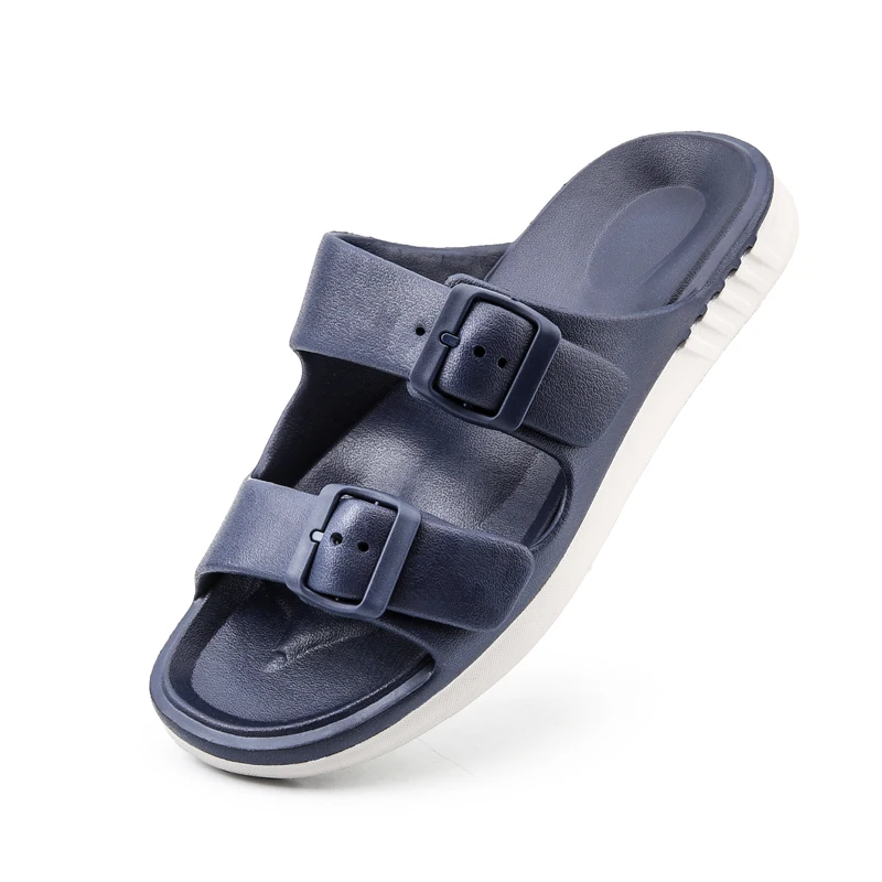 Сапоги мужские летние Мужская обувь однотонные Тапочки для ванной на плоской