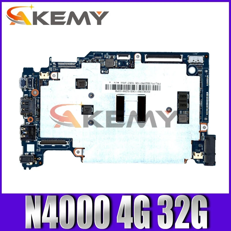 

for lenovo Ideapad S130-11IGM/130S-11IGM Laptop Motherboared 81J1 CPU:N4000 UAM RAM:4G SSD:32G DDR4 FRU: 5B20R61106 Test Ok
