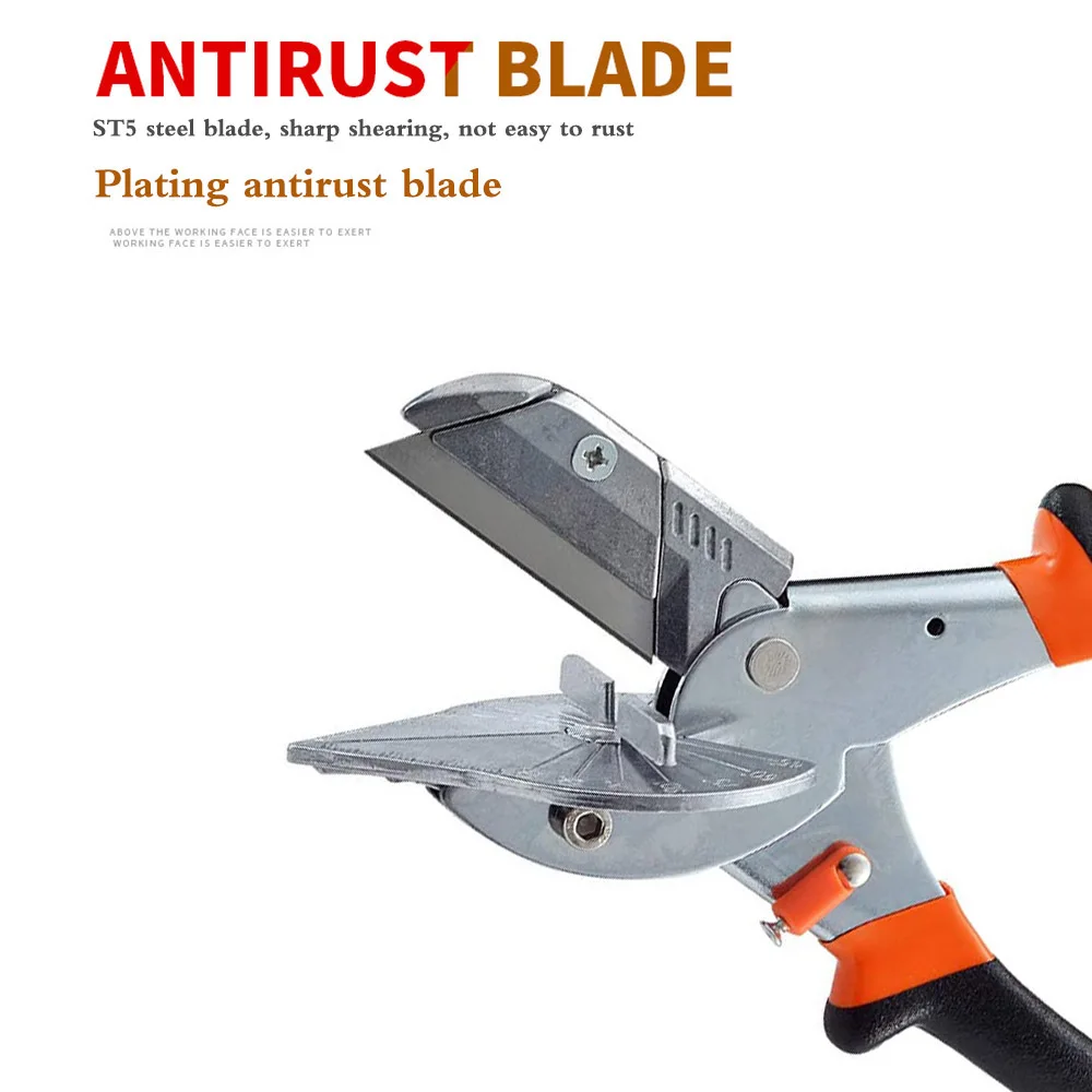 Ножницы для коробов и каналов оранжевый прочный ясным масштабом стальное лезвие