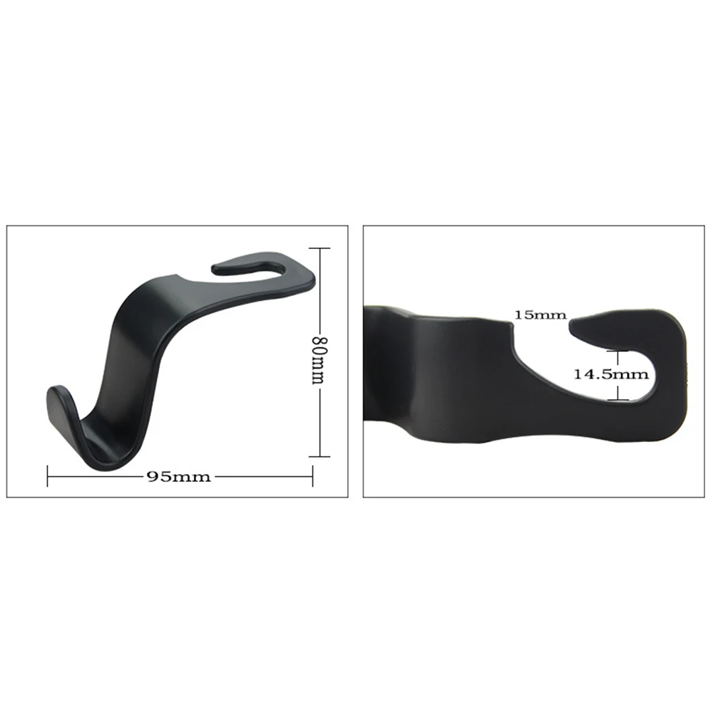 

2021 1/2Pcs Universal Car Seat Back Hook Car Accessories Interior Portable Hanger Holder Storage for Car Bag Purse Decoration