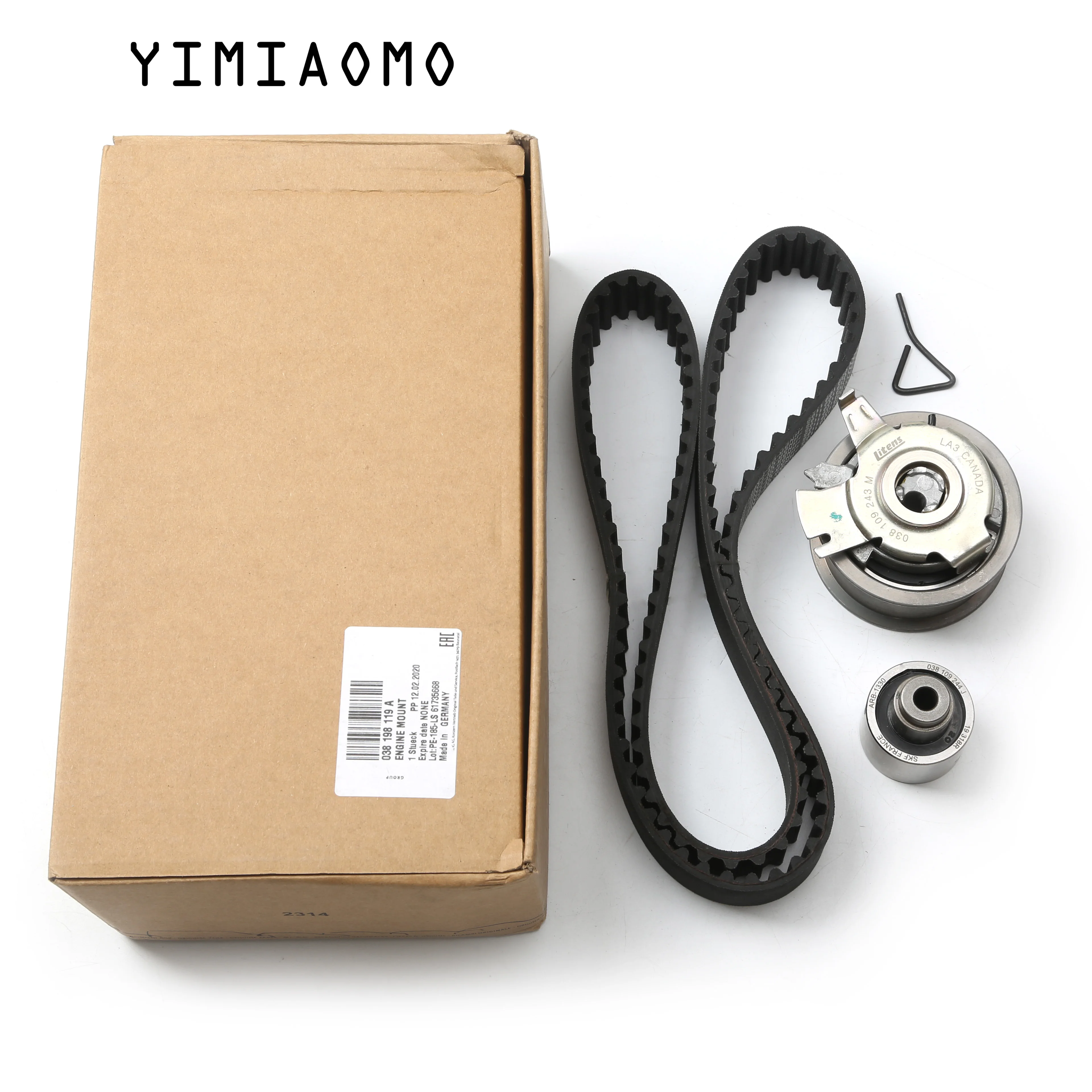 

038109243M Timing Tensioner Belt Kit For Volkswagen Caddy Beetle Touran Audi A2 A3 A4 Skoda Octavia Seat Alhambra Leon N01508315