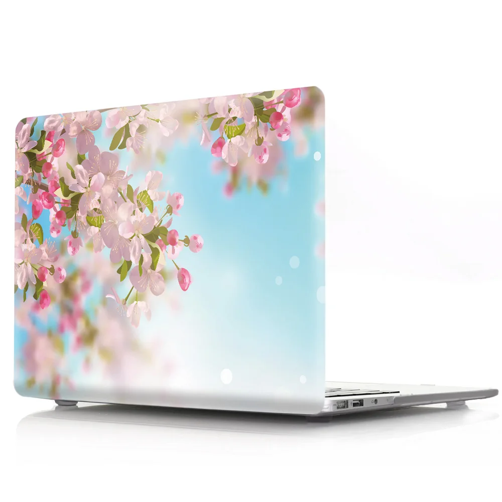Жесткий чехол с цветочным принтом для Macbook Air 11 13 Pro Retina 12 15 16 сумка Apple Mac Чехол |
