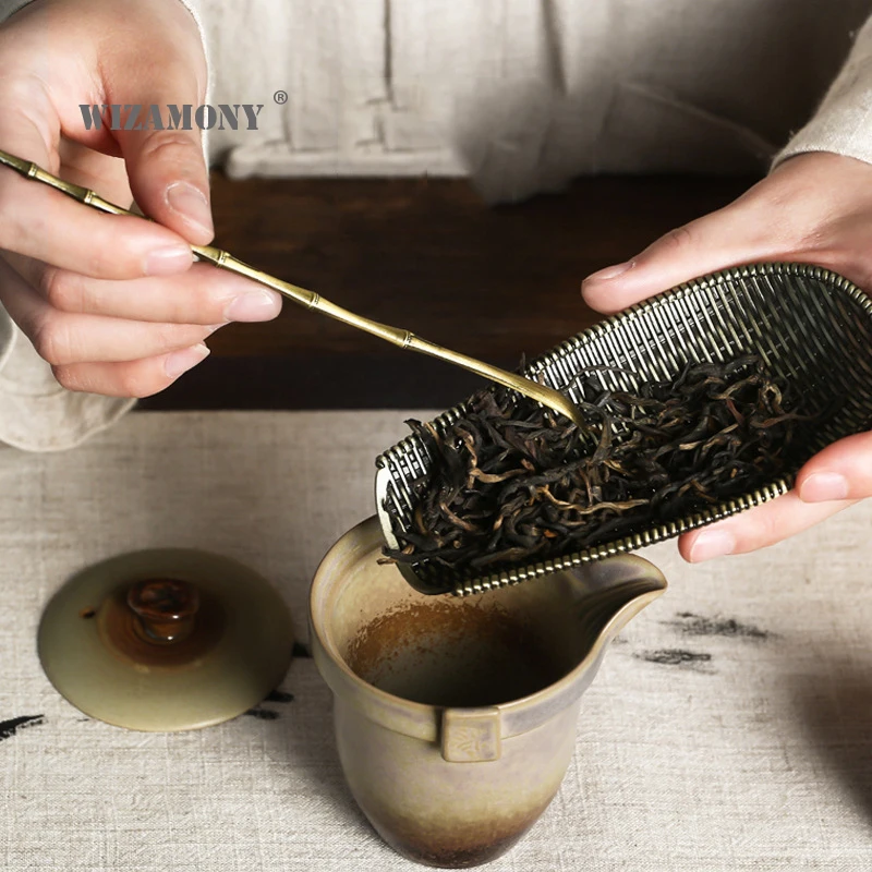 Wisamony чисто ручной набор для чая Бамбуковая чайная ложка - Цена: 716,53 руб.