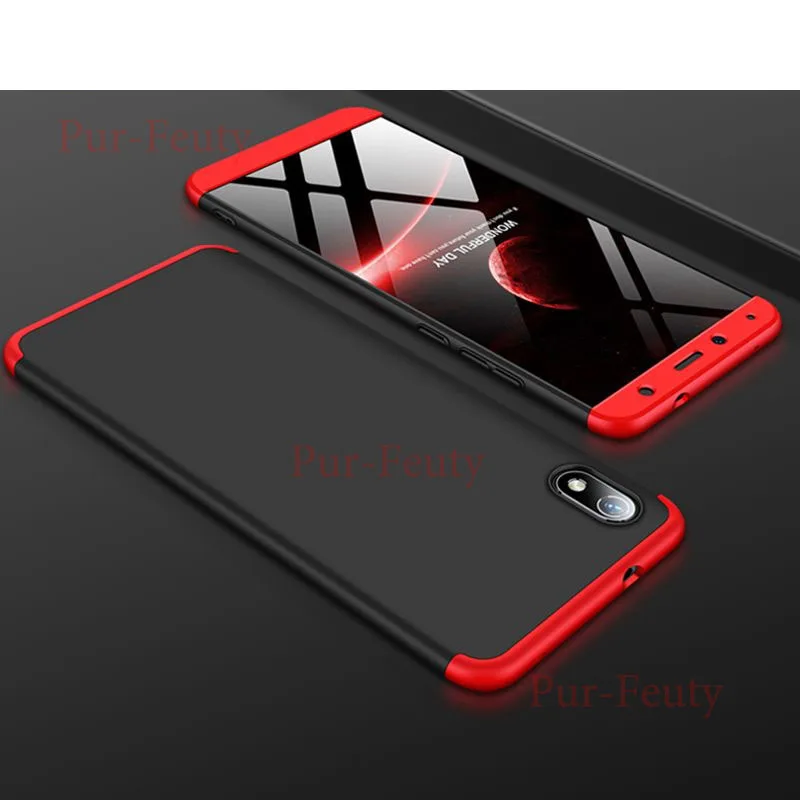Чехол для Xiaomi Redmi 7A M1903C3EG Redmi7A Etui 360 градусов Полная защита Модная тонкая задняя крышка телефона A7|Бамперы| |