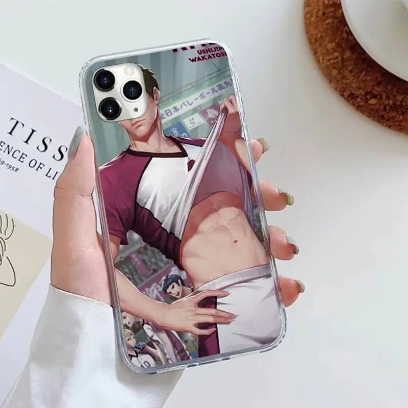 

Ushijima Wakatoshi Shiratorizawa haikyuu anime Phone Case For iphone 12 5 5s 5c se 6 6s 7 8 plus x xs xr 11 pro max mini