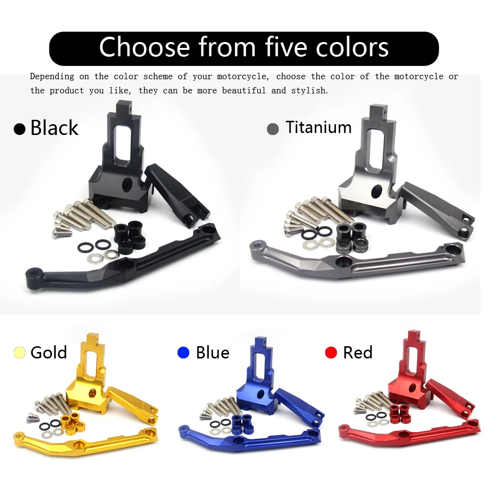 Motorcycle Steering Stabilize Damper Bracket Mounting kit support For Yamaha MT-09 MT 09 MT09 Tracer 900 FJ-09 2015 2016 2017 | Автомобили