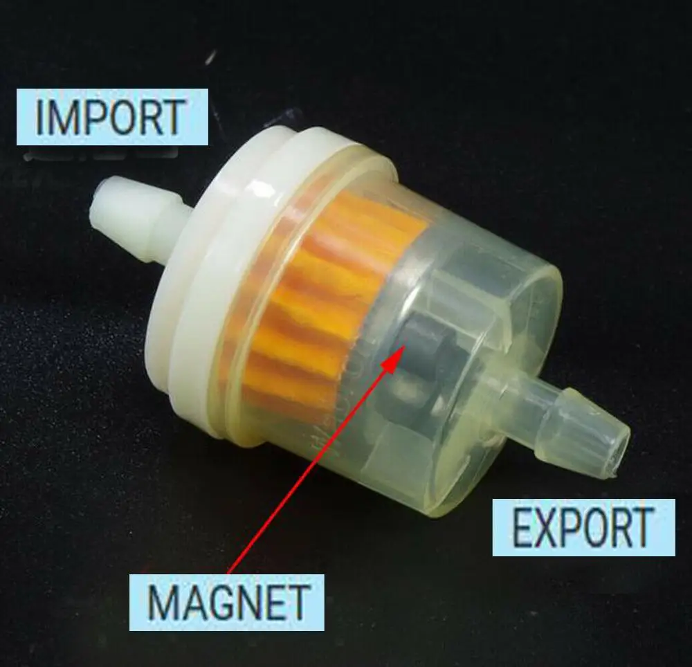 Чистый встроенный газовый шланг топливного фильтра линии двигателя для