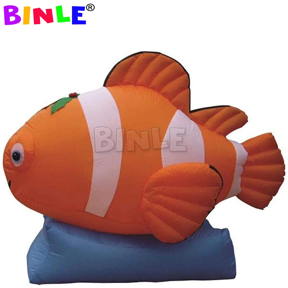 Chinese supplier giant inflatable clown fish for party decorations