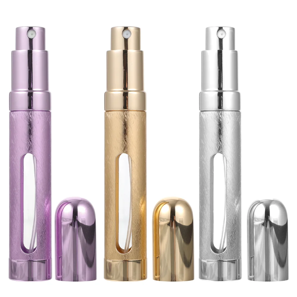 

3Pcs 12ml Refillable Perfume Atomizer Travel Glass Perfume Bottles Dispenser