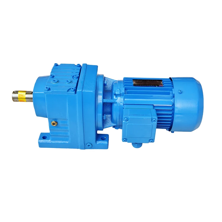 

RF series flange mounted small helical speed reducer gear motor