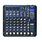 Freeboss SMR8 Bluetooth USB Запись 8 каналов (4 моно + 2 стерео) 16 DSP церкви школы караоке вечерние НКИ USB DJ микшер