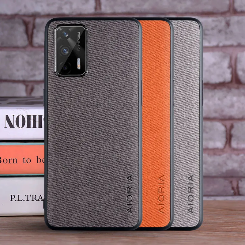 case for oppo realme gt neo flash 5g coque luxury textile leather skin soft hard phone cover for oppo realme gt neo case funda free global shipping
