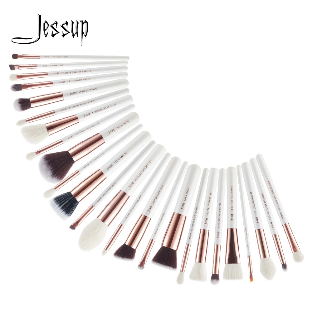 Jessup beauty 25 шт. набор кистей для макияжа дропшиппинг pincel maquiagem тени для век основа для макияжа Definer Карандаш кисти Косметика T215