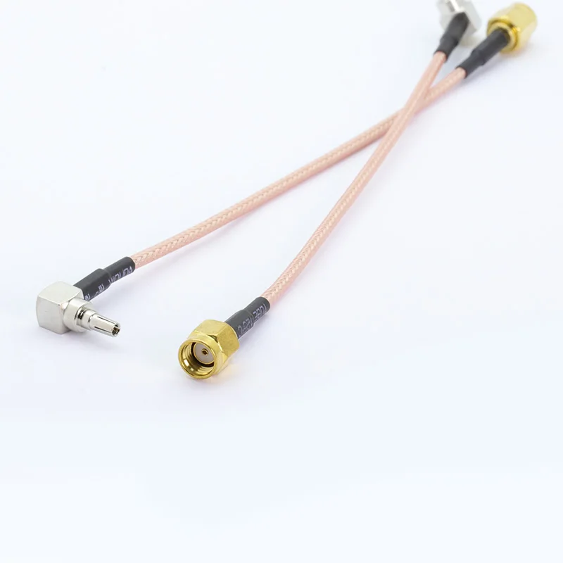 2 шт./лот CRC9 папа правый угол к RP SMA разъем RF коаксиальный кабель RG316 Pigtail 15 см |