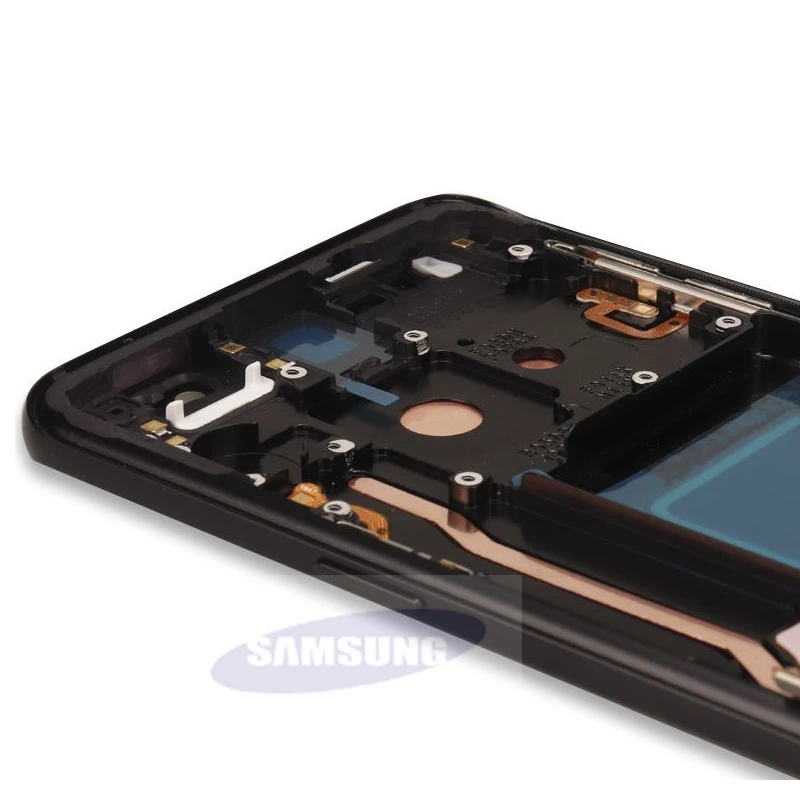 ЖК-дисплей Super Amoled с рамкой для SAMSUNG Galaxy S9 G960 G960F Plus G965 G965F сенсорный экран