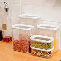 425100015002000ml good sealing wide application food storage tank plastic waterproof food grade home food storage container