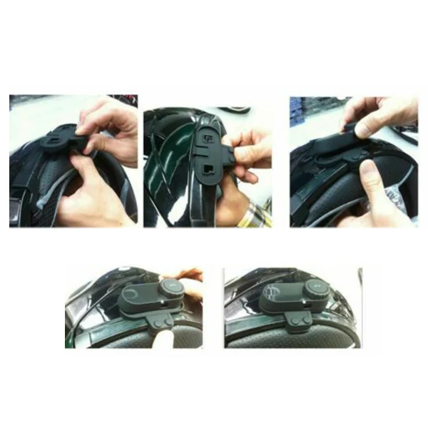 2 шт. шлем гарнитура зажим мотоциклетный Интерком кронштейн