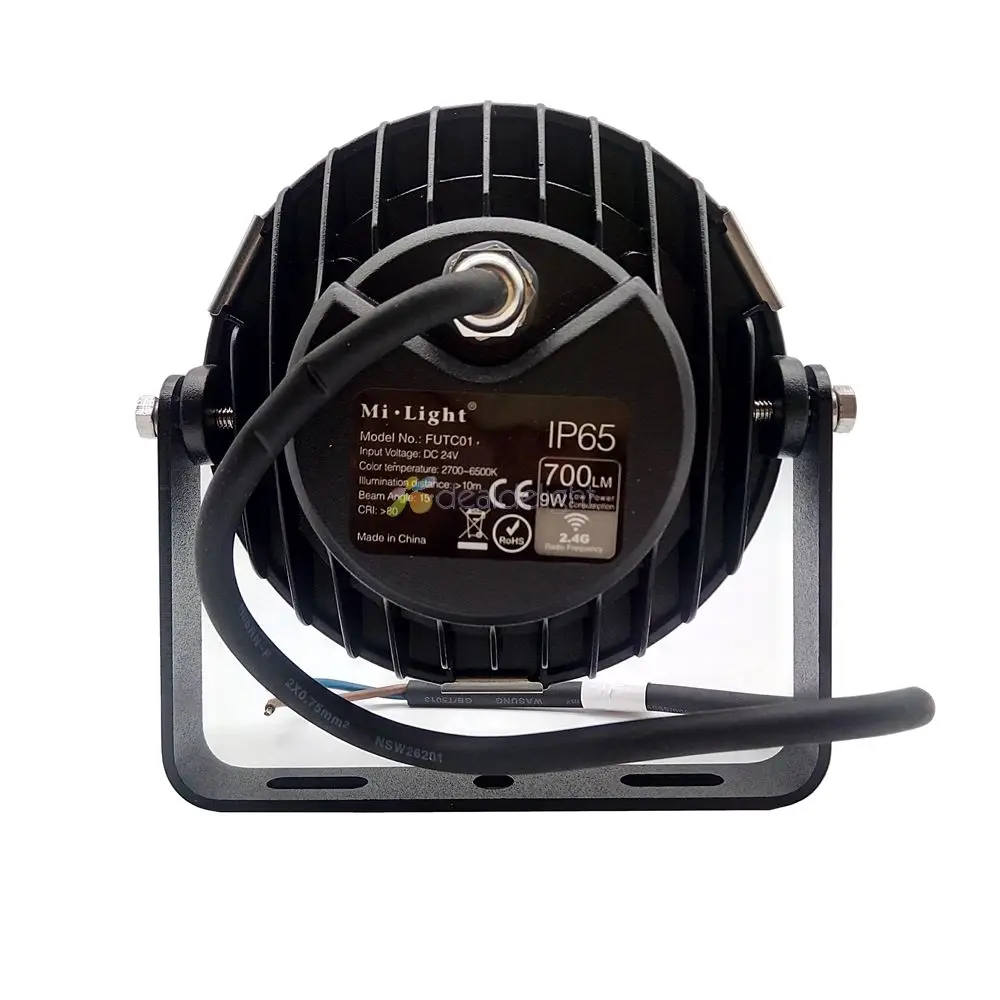 Milight 9 Вт RGB+ CCT светодиодный садовый светильник FUTC01 DC24V FUTC02 AC86-265V IP65 умный наружный садовый пейзаж WiFi совместимый