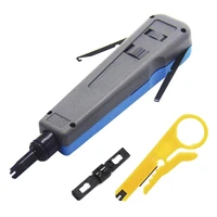 professional punch down tool with 11088 and 66 blades cat6cat5e network wire telecom phone cable socket tools