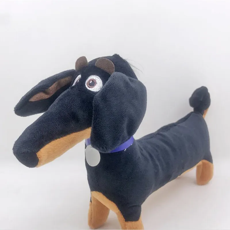 

18cm Stuffed Black Sausage Buddy Dog Plush Toy Cartoon Dachshund Pet Puppy Baby Kids Birthday Party Gift Home Shop Home Decor