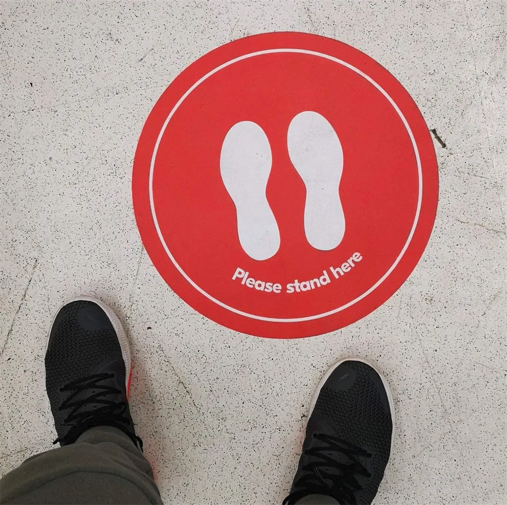 Наклоняющийся знак для пола/прочный и притягательный Размер 10 5x10 5 дюймов