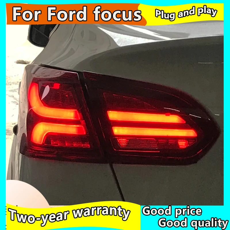 Автомобильный Стайлинг для Ford Focus задние фонари 2015 2018 Sedan светодиодный ная задняя