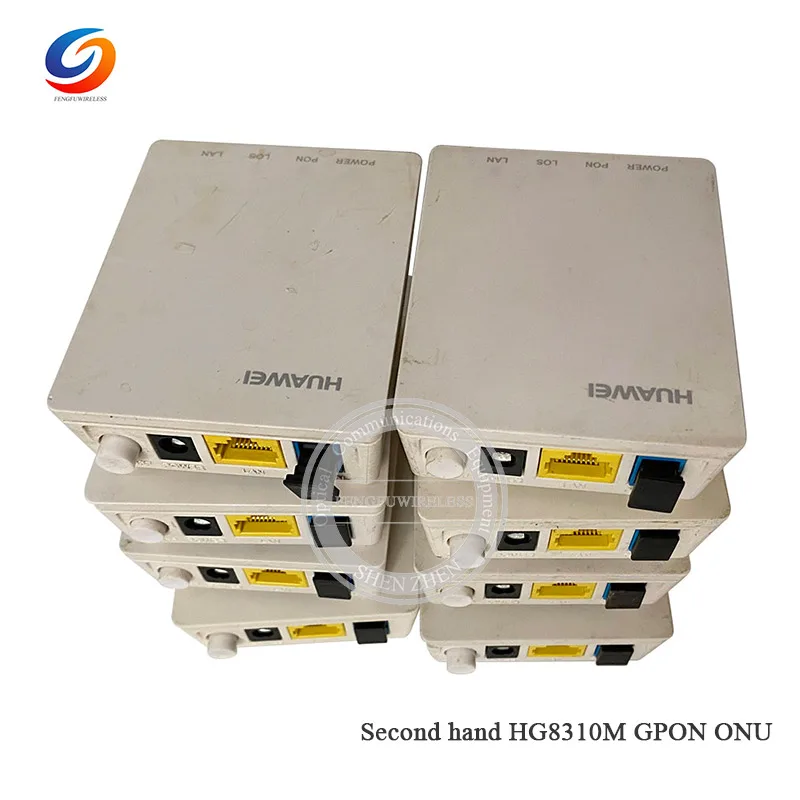 Оптовая продажа 50 шт. оригинальный б/у Однопортовый Ethernet порт Huawei HG8310M терминал GPON