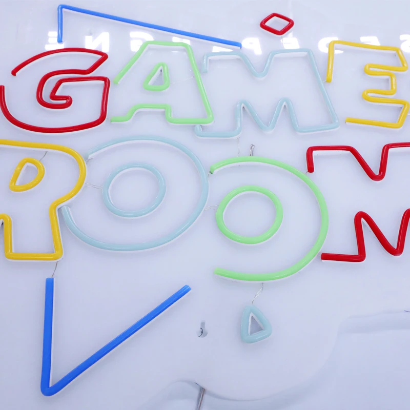 3D индивидуальная неоновая вывеска с буквами для спальни светодиодсветодиодный