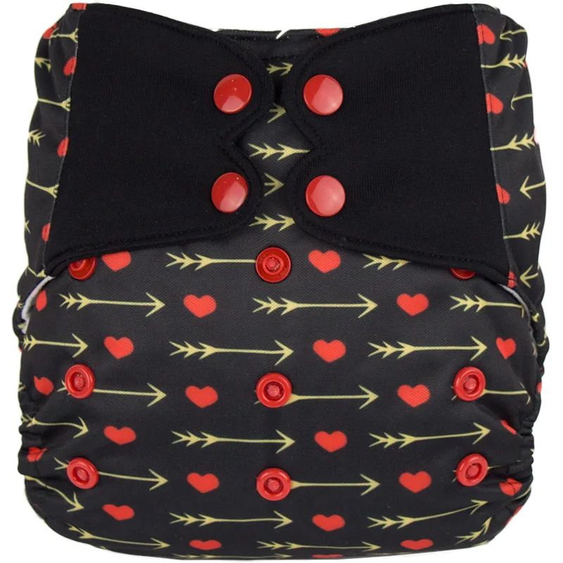 Elfappy новый принт! Чехол для подгузника без карманов моющиеся детские подгузники